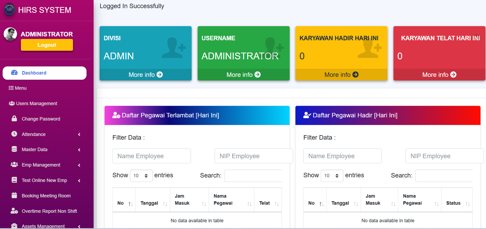 Enterprise HRIS, Recruitment & Facility Management System